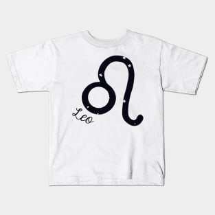 Starry Leo Symbol Kids T-Shirt